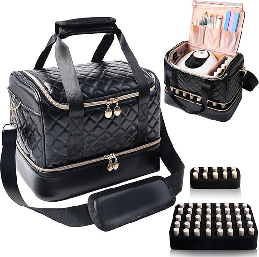 Bolso Organizadora de Uñas – Almacenamiento Compacto y Elegante