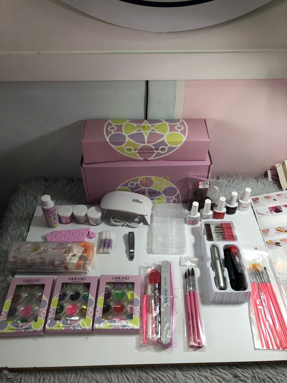 💅 Kit Profesional de Uñas Acrílicas de Lujo 💅